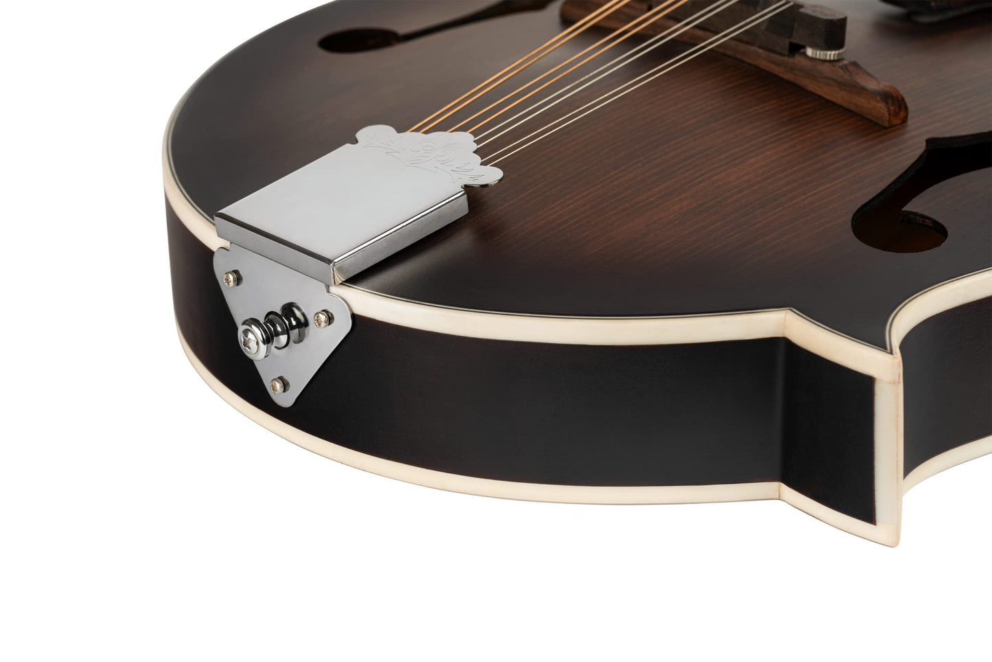 Ortega Guitars, 8-String Americana Series F-Style Mandolin, Right, Whiskey Burst (RMF30-WB)