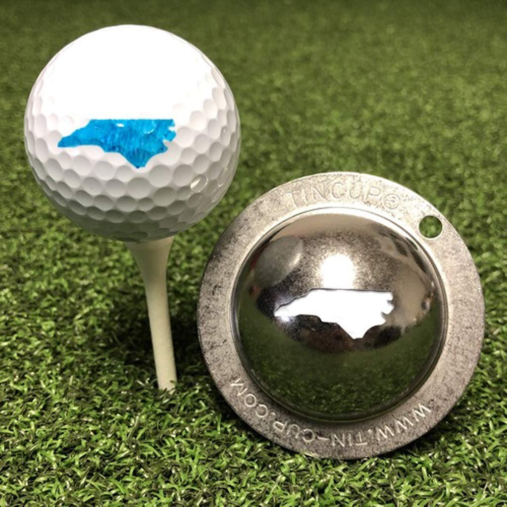 Tin Cup Golf Ball Custom Marker Alignment Tool (North Carolina)