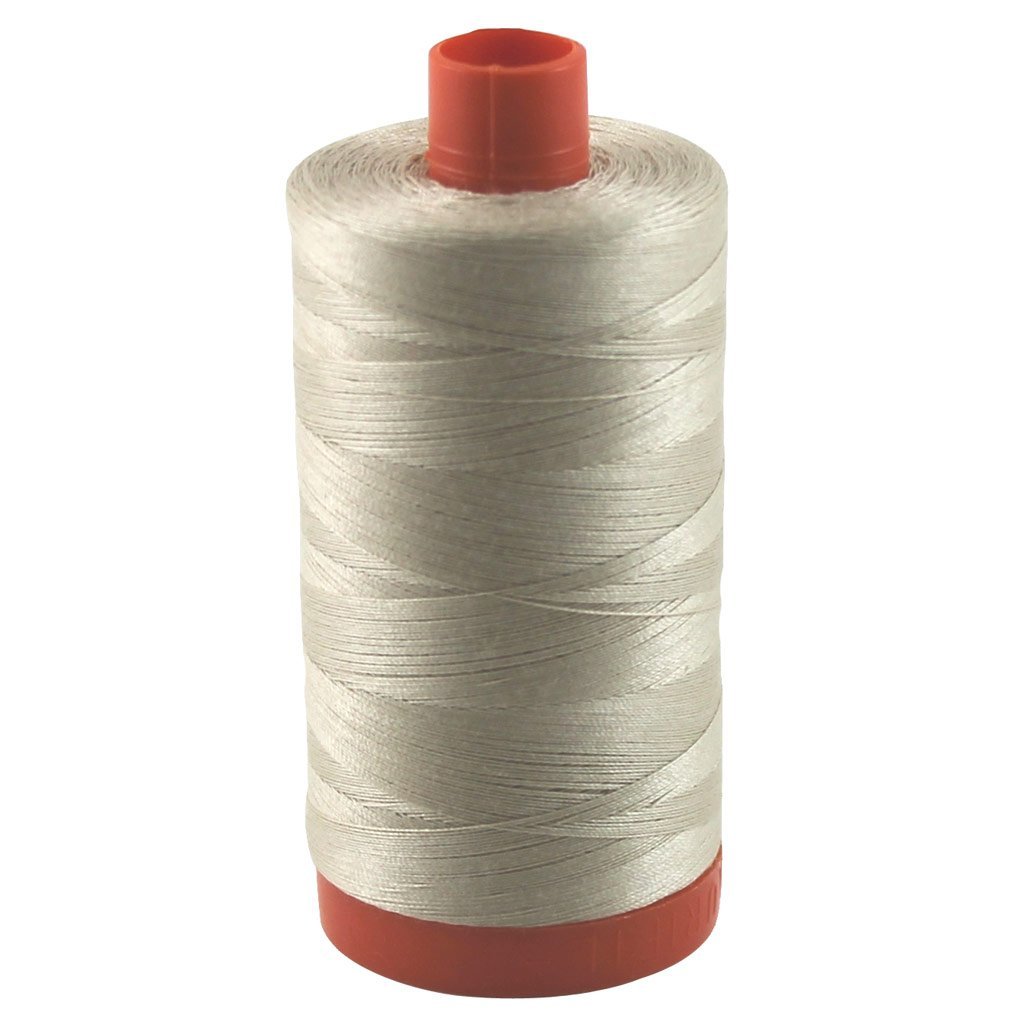 Aurifil Thread 2312 Ermine (Light Tan) Cotton Mako 50wt Large Spool 1300m
