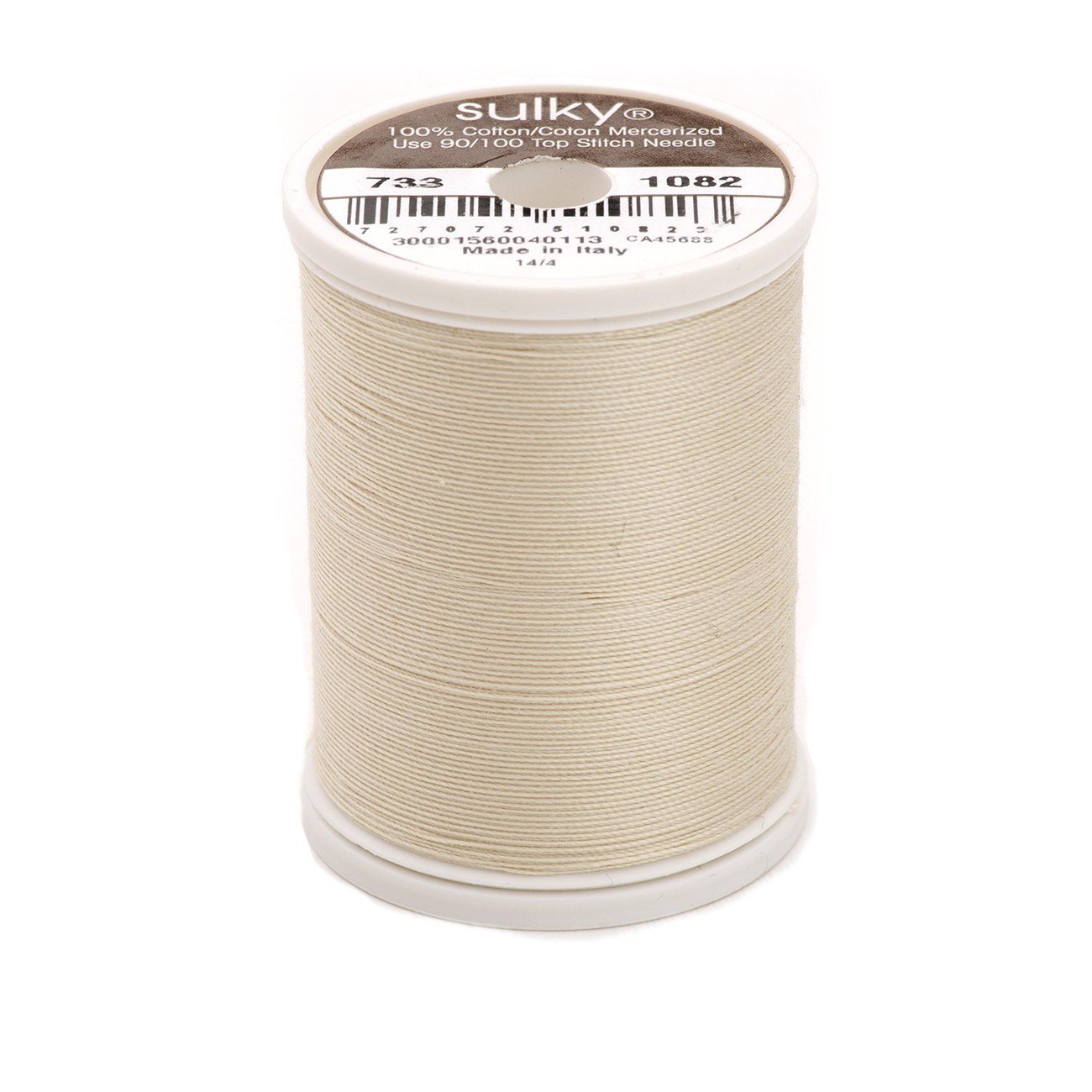 Sulky Of America 400d 30wt Cotton Thread, 500 yd, Ecru
