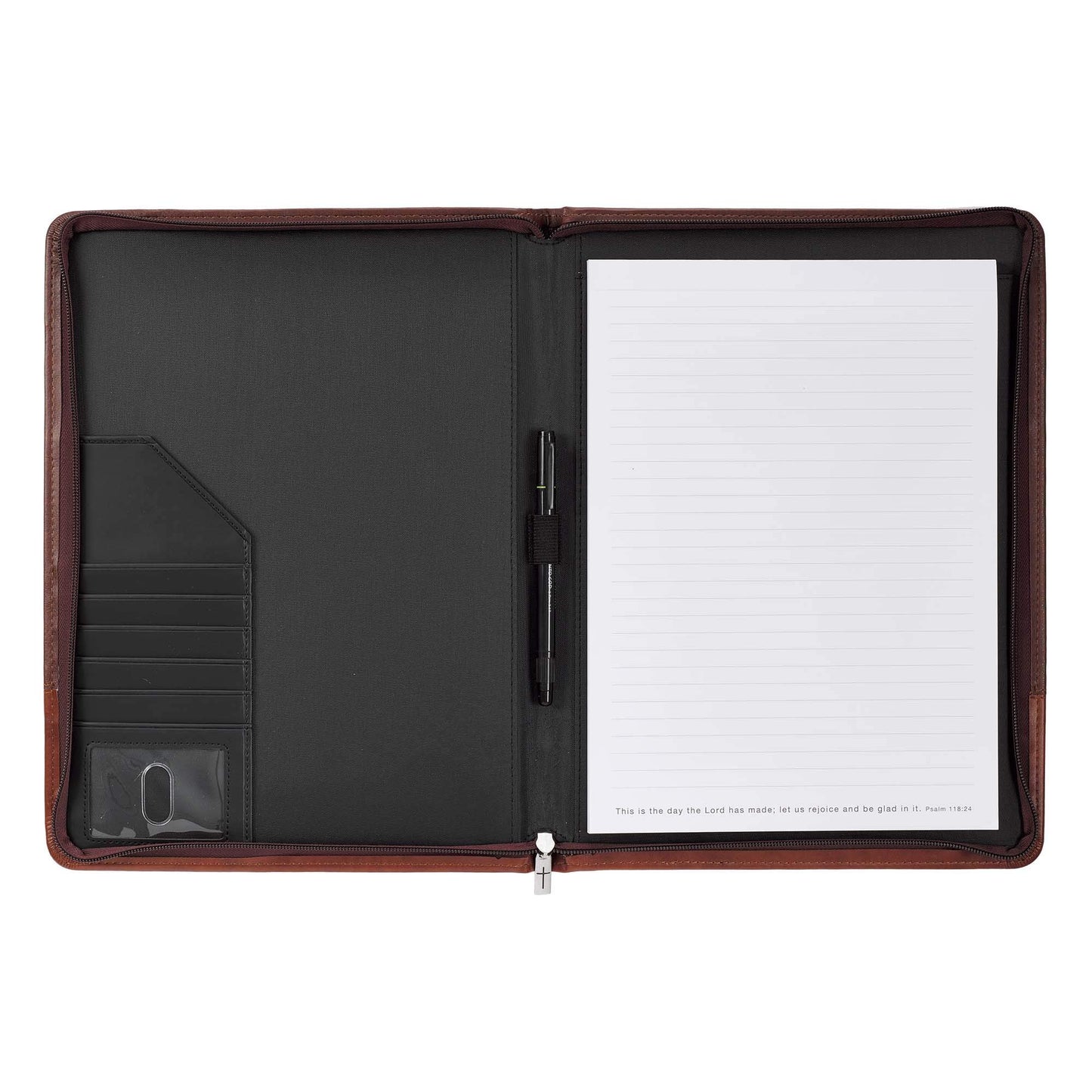 Zippered Padfolio/Portfolio Folder Notepad