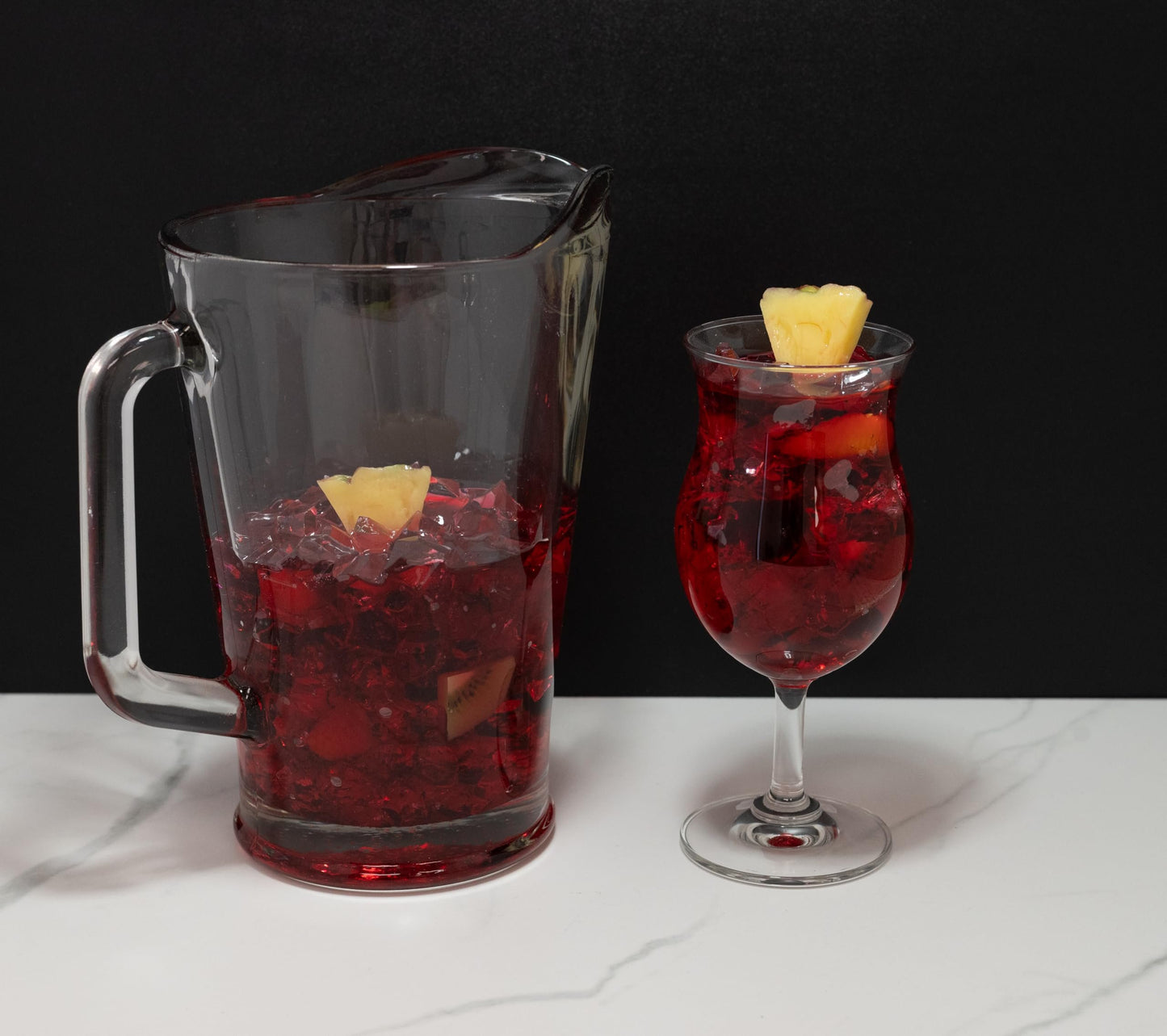 Just Dough It Fake Sangria Glass