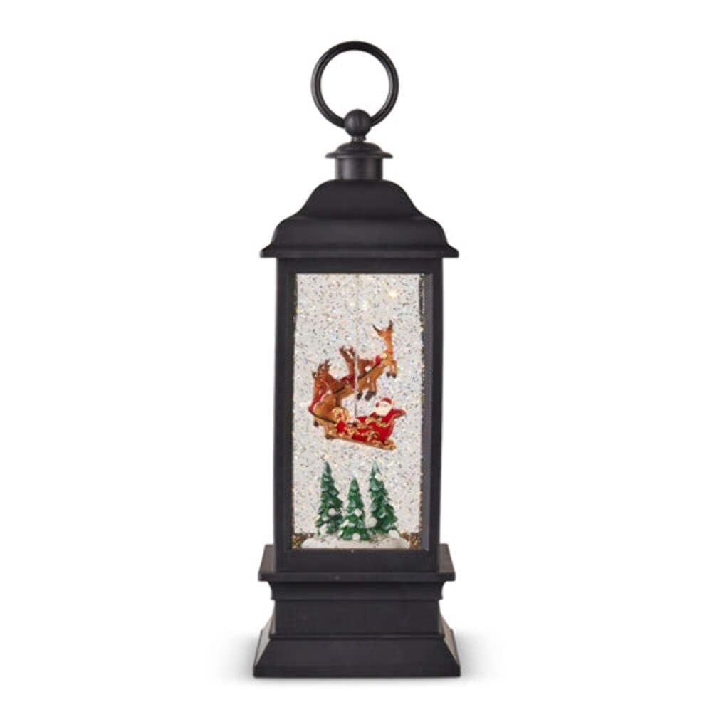 RAZ Imports 2022 Holiday Water Lanterns 11" Santa Flying Animated Water Lantern