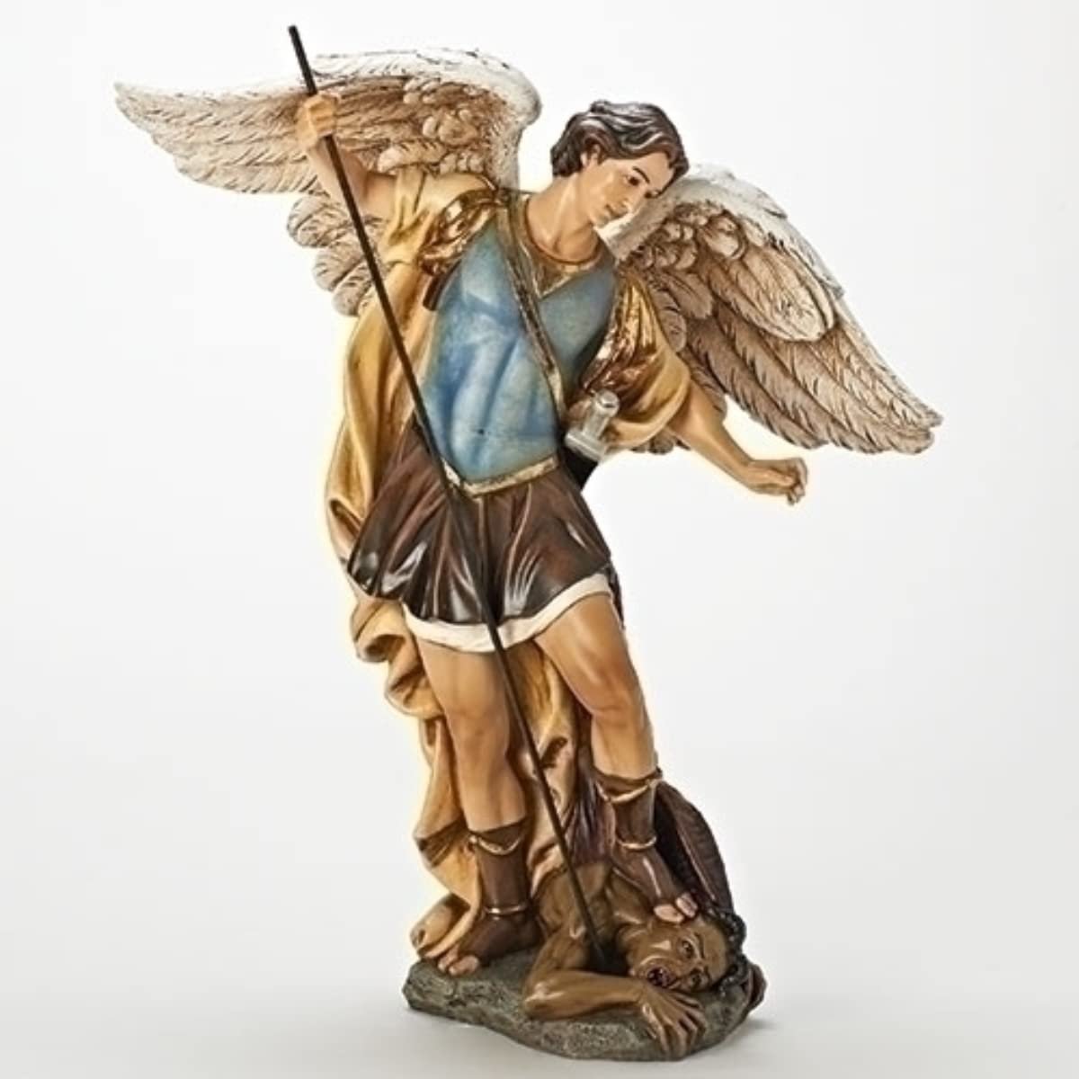 Joseph's Studio by Roman 18.75-Inch St. Michael The Archangel Statue – Religious Home Decor, Catholic Figurine, Inspirational Gift for Prayer or Protection