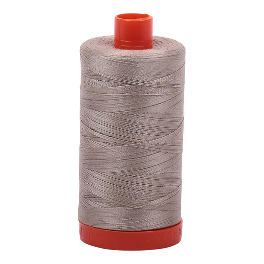 Aurifil Mako Cotton Thread Solid 50wt 1422yds Rope Beige