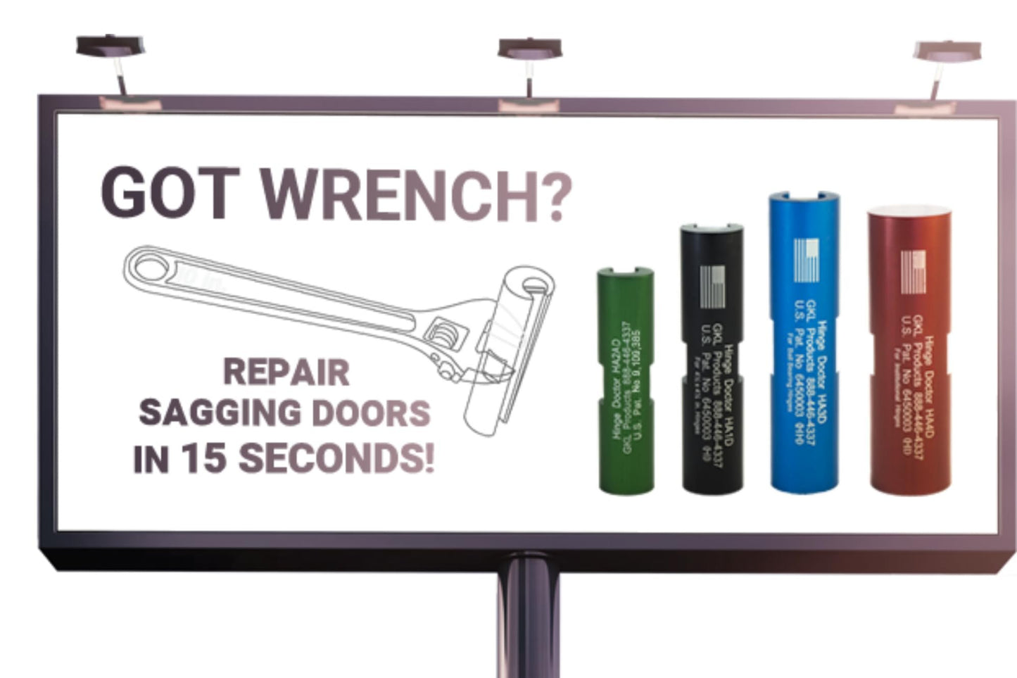 Hinge Doctor Full Set HA1234 Door Hinge Adjustment Tool Set GKL