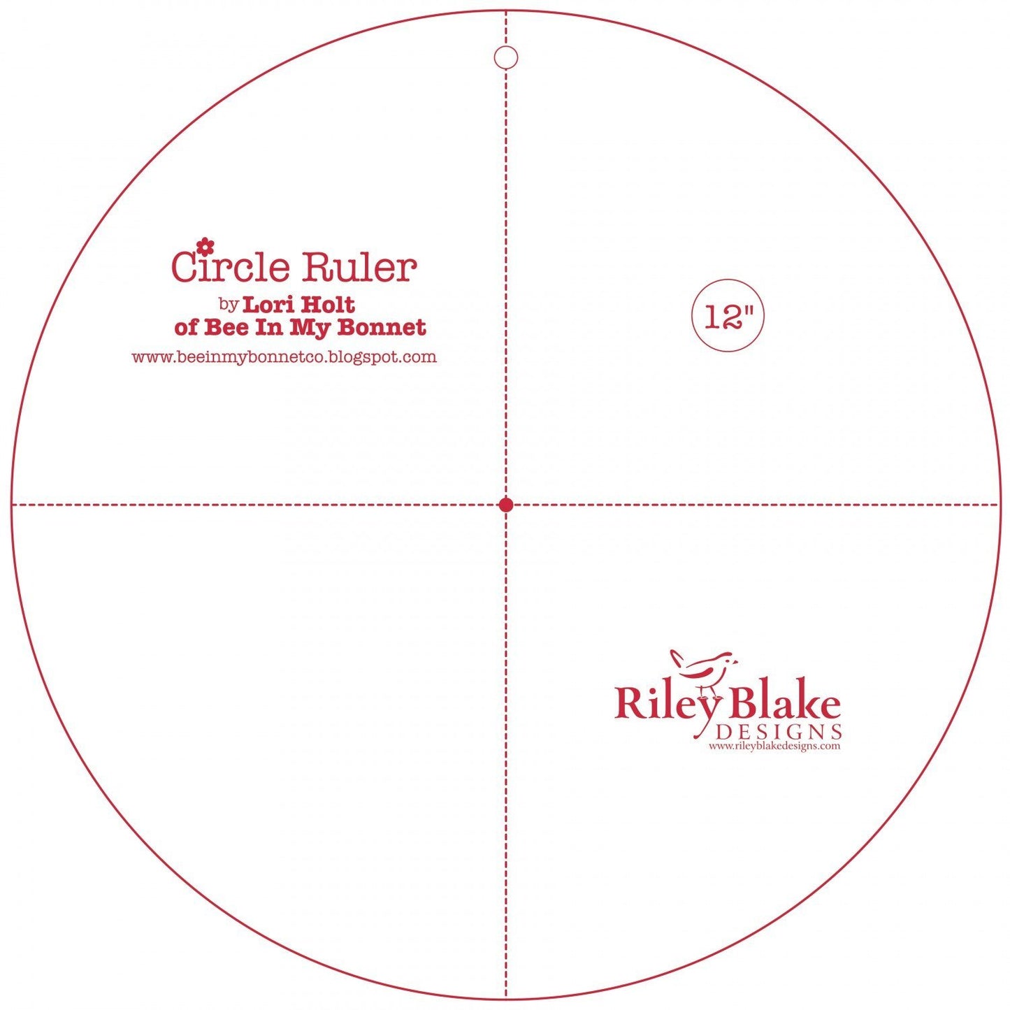 Riley Blake - Lori Holt of Bee in My Bonnet - Circle Rulers - Multiple Sizes to Choose from!
