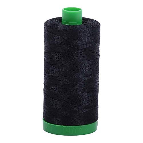 Aurifil Mako Cotton 40 Wt 2692 Black 1094 Yds