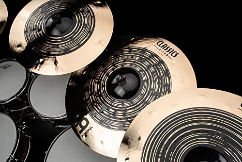 Meinl Cymbals Classics Custom Dual 22" Ride Cymbal, Dark and Brilliant Finish — Made in Germany — for Rock, Metal and Fusion, 2-Year Warranty (CC22DUR)