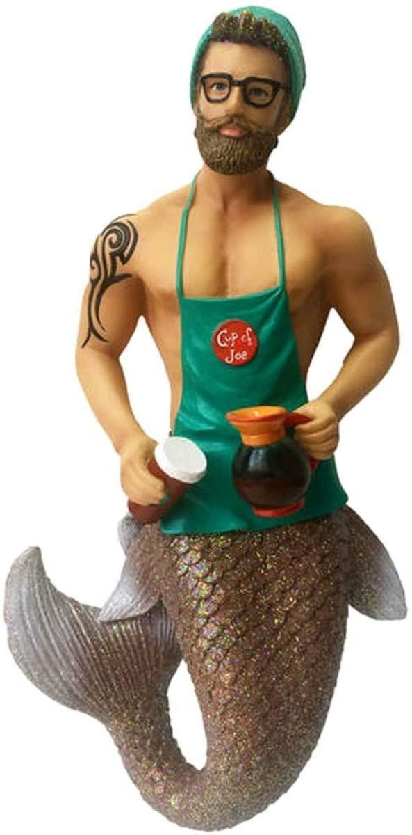 December Diamonds Merman Ornament Java Joe