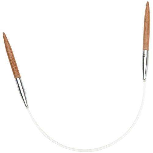 ChiaoGoo Circular 9 inch (23cm) Bamboo Dark Patina Knitting Needle Size US 8 (5mm) 2009-8
