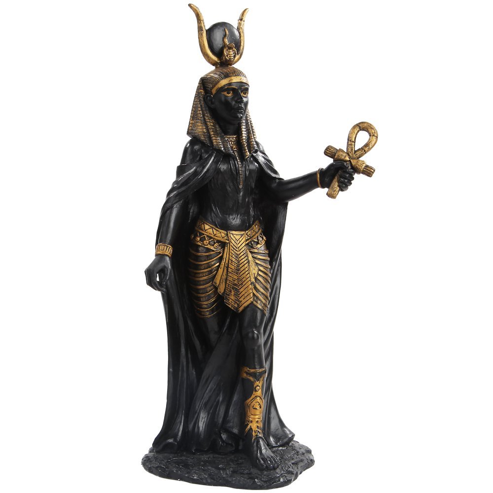 PTC 11 Inch Egyptian Hathor Mythological Goddess Resin Statue Figurine