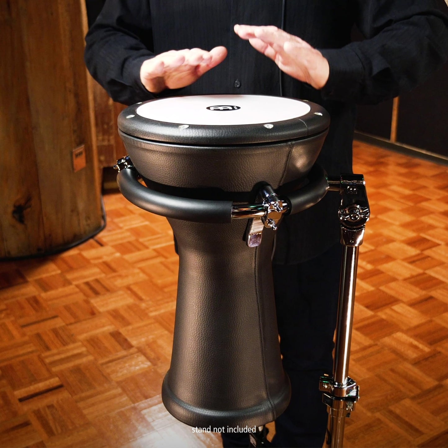 Aluminum Doumbek, Leatherette Wrap