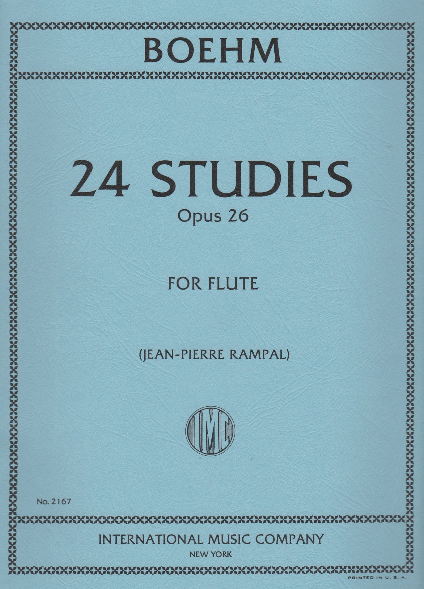 24 Etude-Caprices, Op. 26 for Flute International Edition (IMC2167)