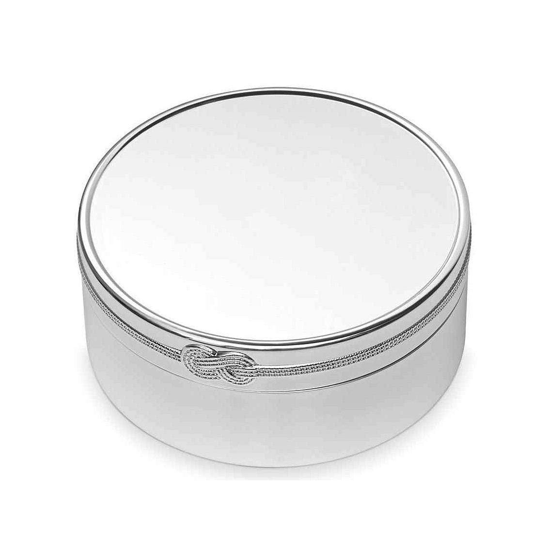 Wedgwood Vera Infinity Keepsake Box, 7.5", Silver