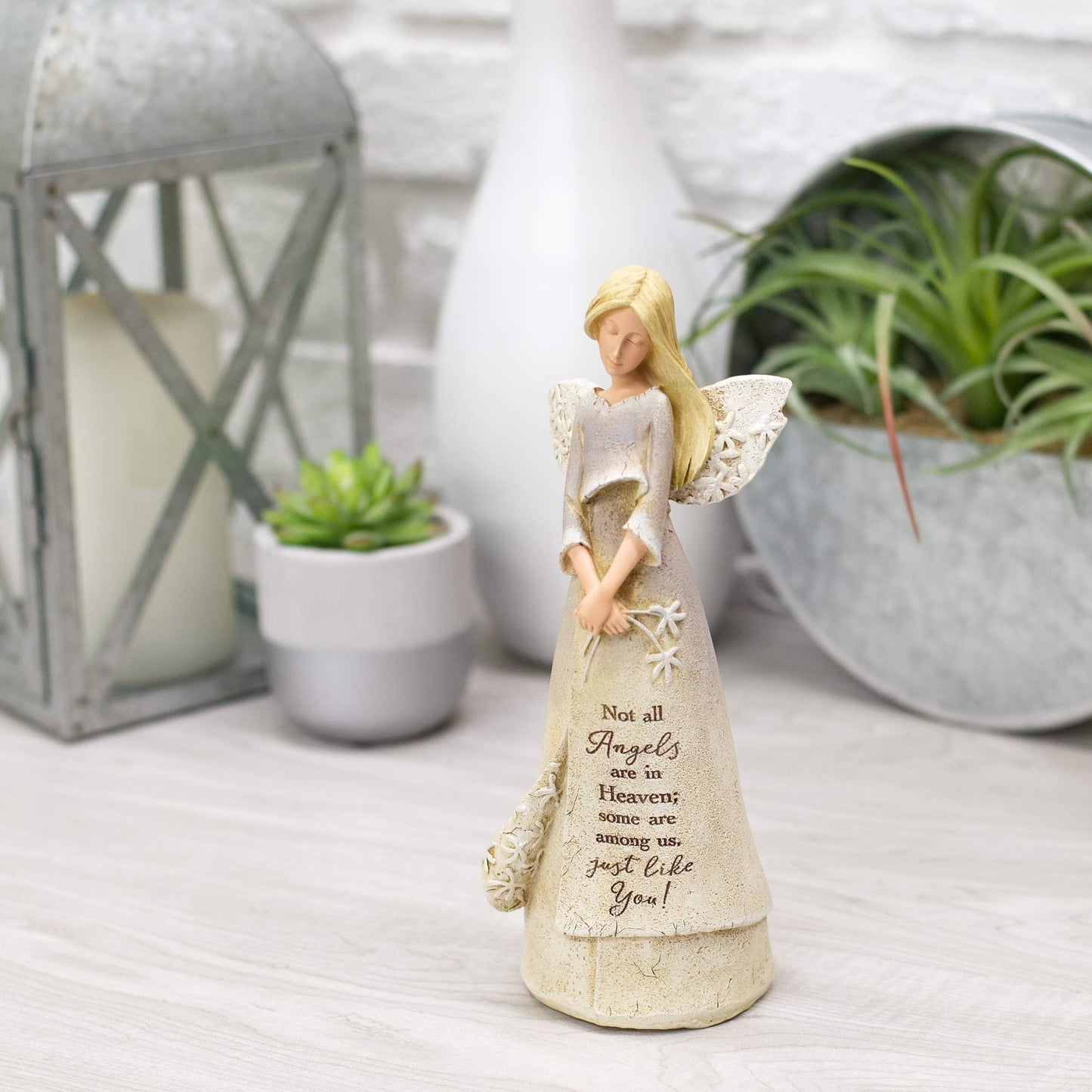 Roman Giftware Inc., Inspirational Angels Collection, 8.5" H Angels in Heaven,Religious, Inspirational, Durable (3x3x8)