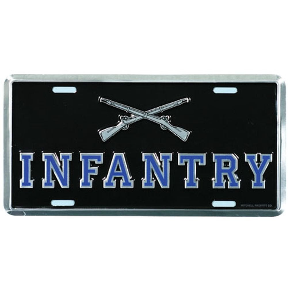 Honor Country Infantry License Plate