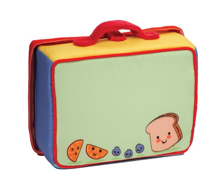 Lunchbox Playset with Matching Soft Toy Accessories Lunch Time Play Set Interactive Stuffed Animal Foods and Carrying Tote - 5 Piece Set