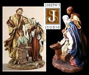 Holy Family Figurine - Carpenter Shop Statue - St Joseph's Studio