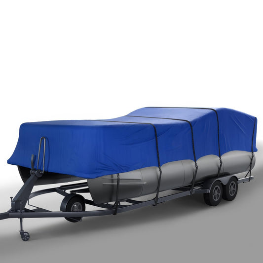 Seal Skin Covers Heavy-Duty Pontoon Boat Cover, Waterproof & UV Resistant, Fits 20 to 23ft L & Up to 102” W, Marine-Grade Protection with Secure Straps & Elastic Hem, All Weather Protection
