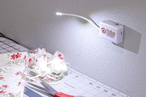 ViviLux Bright Flexible LED Craft & Sewing Light; USB Rechargeable Cordless Small Task Light for Sewing Machine, Crafting & Hobbies; This Item has Been Replaced with VLSWL03RE Rare Earth Magnet