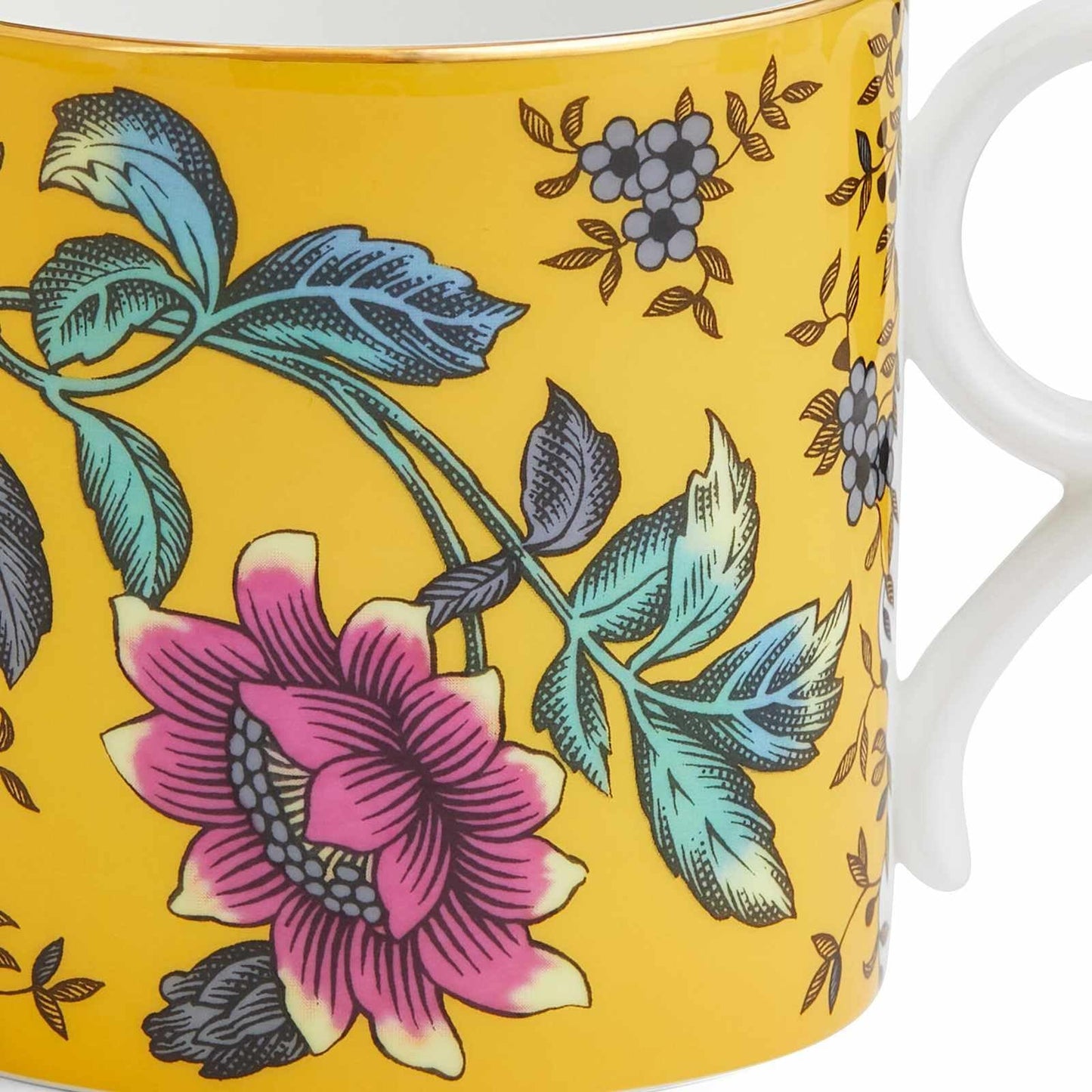 Wedgwood Wonderlust Mug Blue Pagoda, 3.3", Multicolor