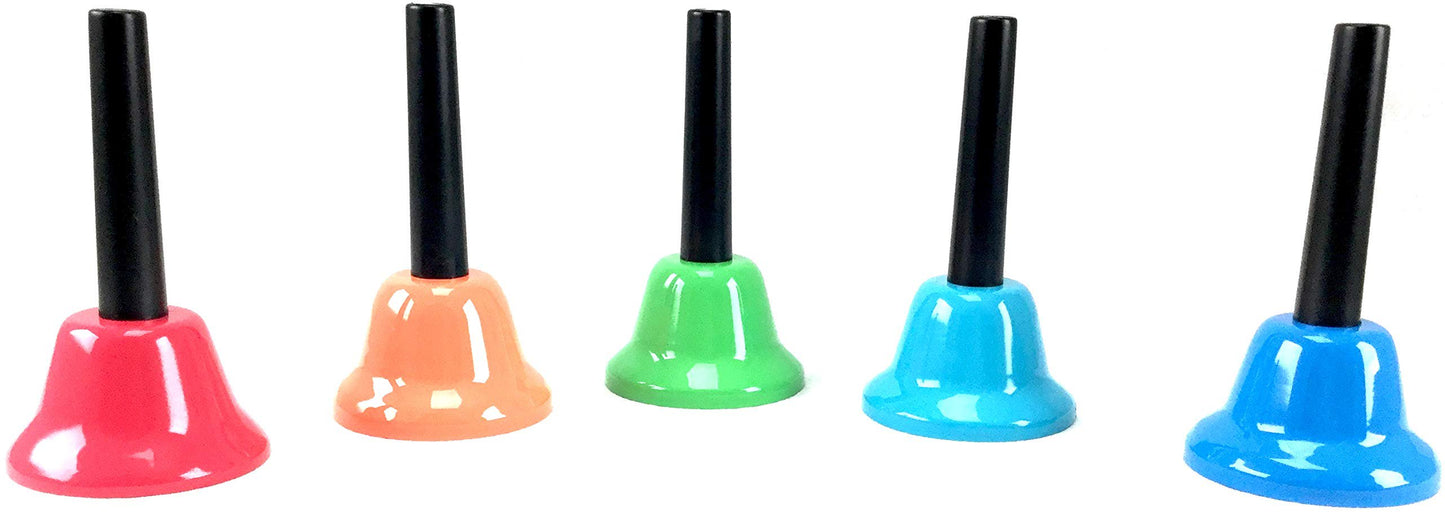 Kids Play Chromatic 5 Note Add - On Handbells Set