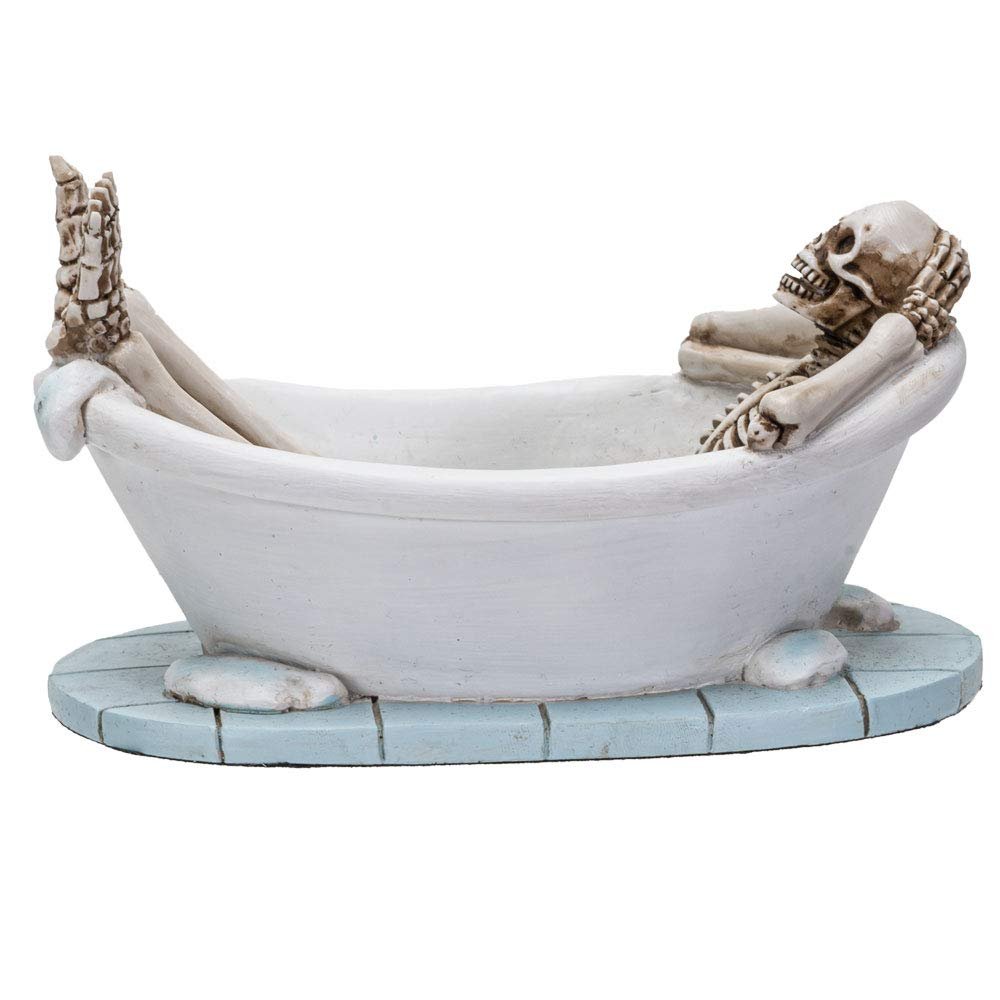 Pacific Giftware Life After Death Skull in The Bath Tub After Life Collection Home Decor Resin Figurine