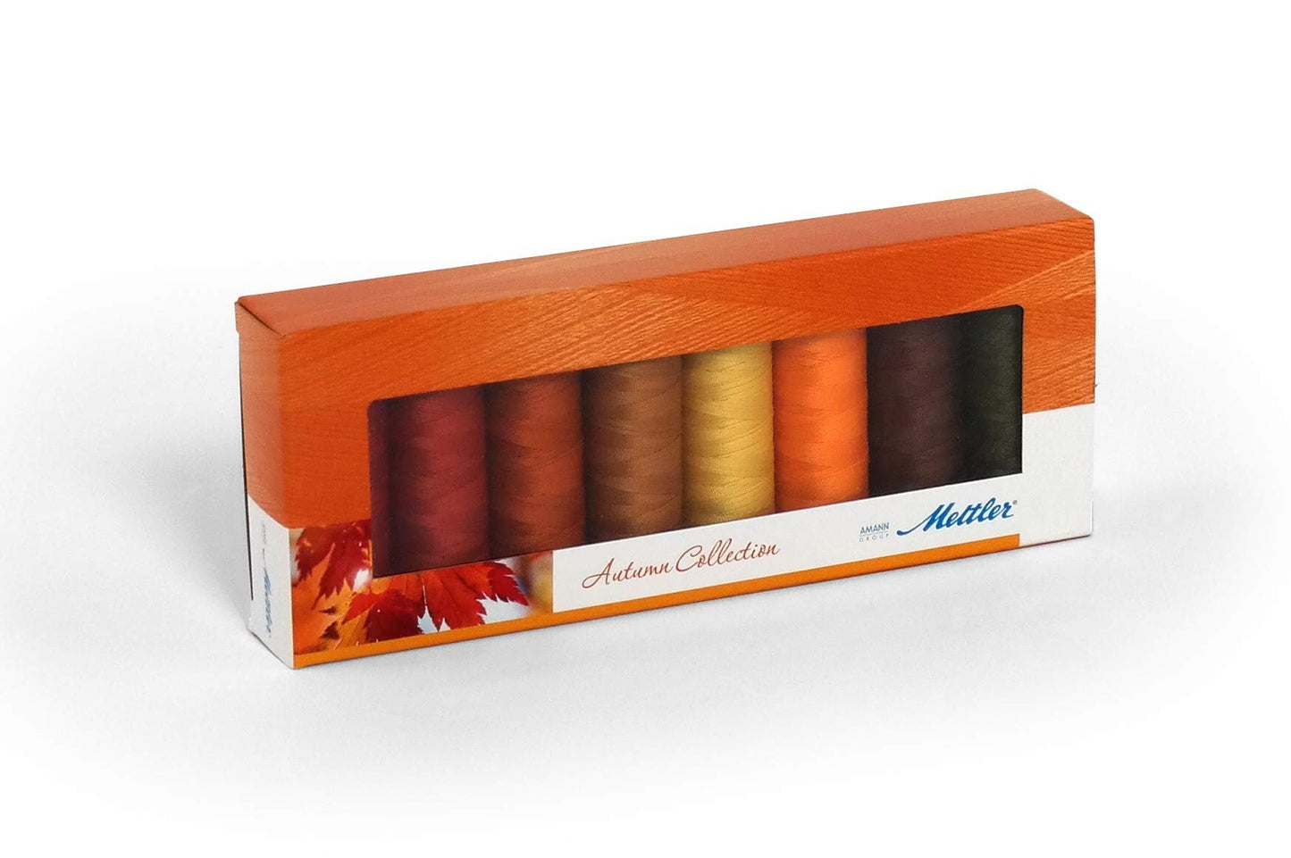 Mettler 200m-Autumn Selection, Multicoloured, Seralon Thread Autumn Box