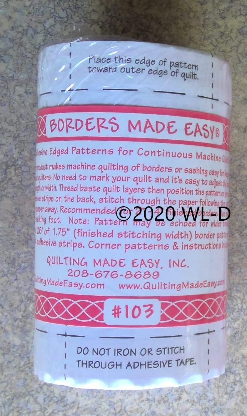 BORDERS MADE EASY #103