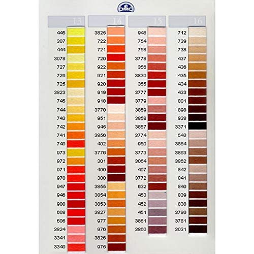 DMC 117-819 6 Strand Embroidery Cotton Floss, Light Baby Pink, 8.7-Yard