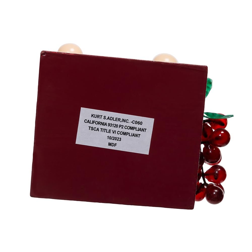 Kurt Adler 15-inch Wooden Wine Nutcracker