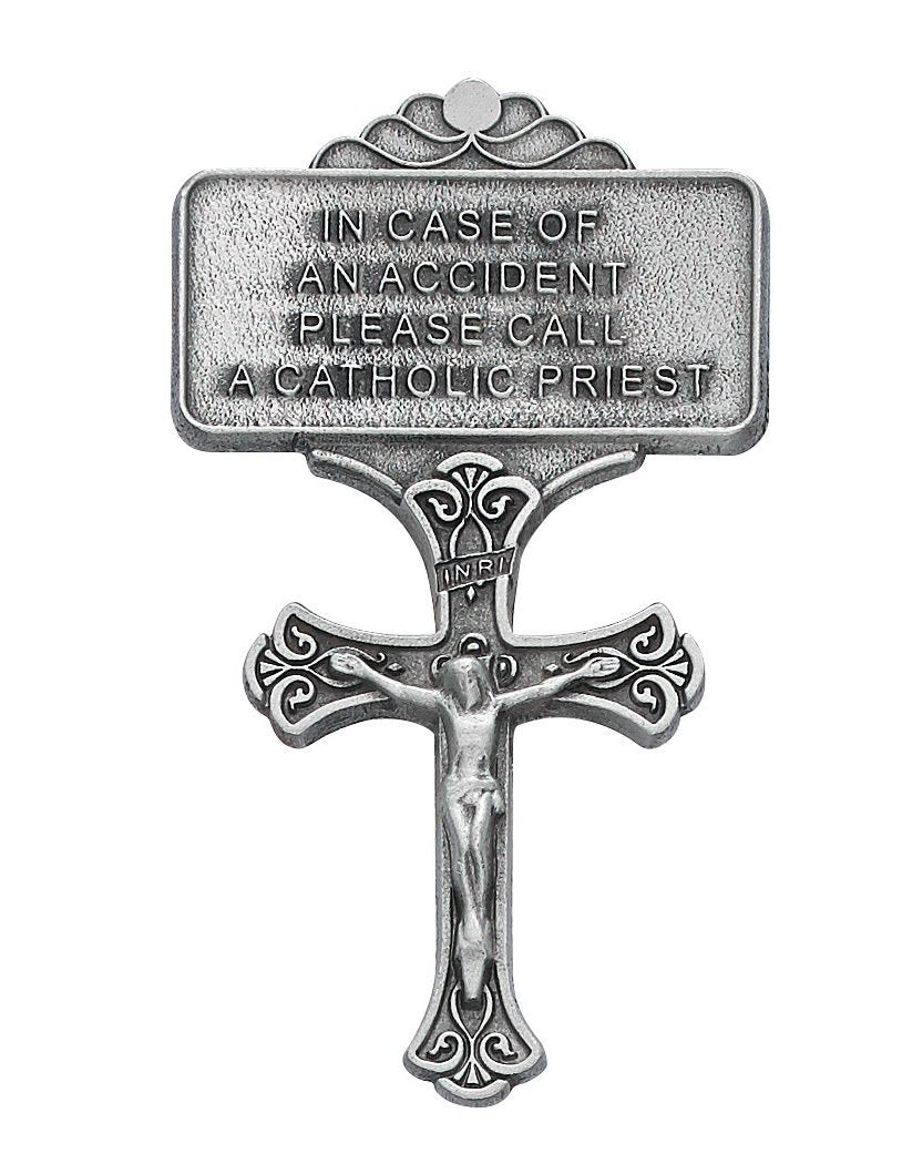 Crucifix Cross Visor Clip Card Visor Clips