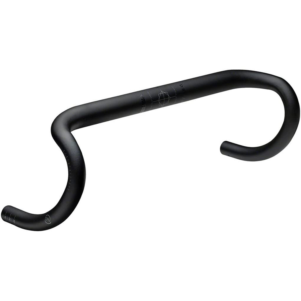 Profile Designs DRV/A Road Bicycle Handlebar - RH1 (Black w/Black Logo - 105x38)