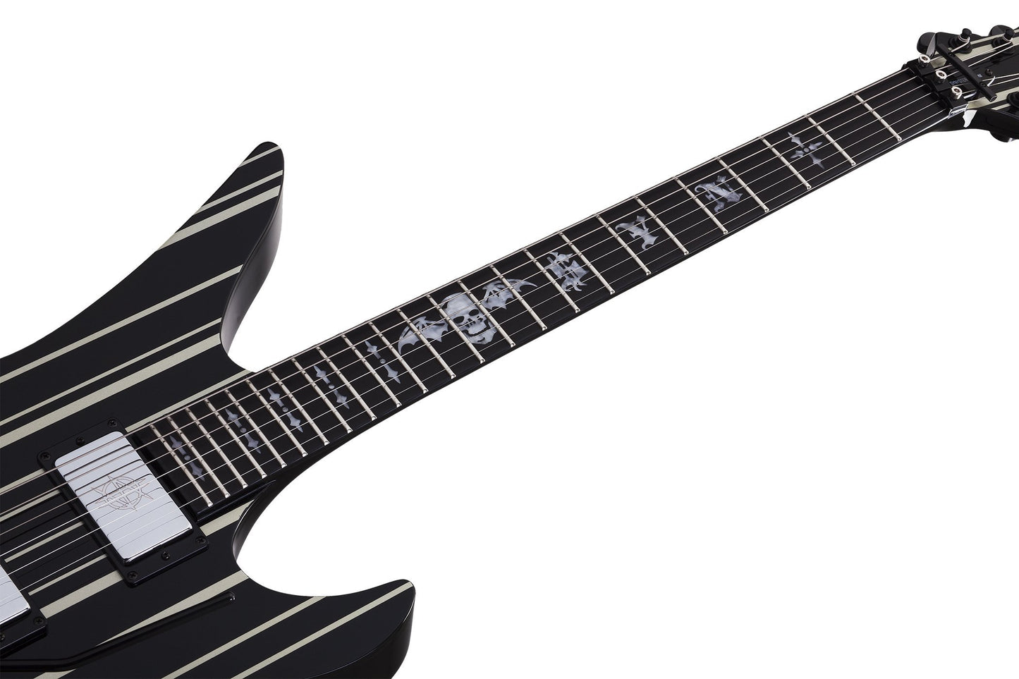 Schecter Synyster Gates Custom - Black with Silver Stripes