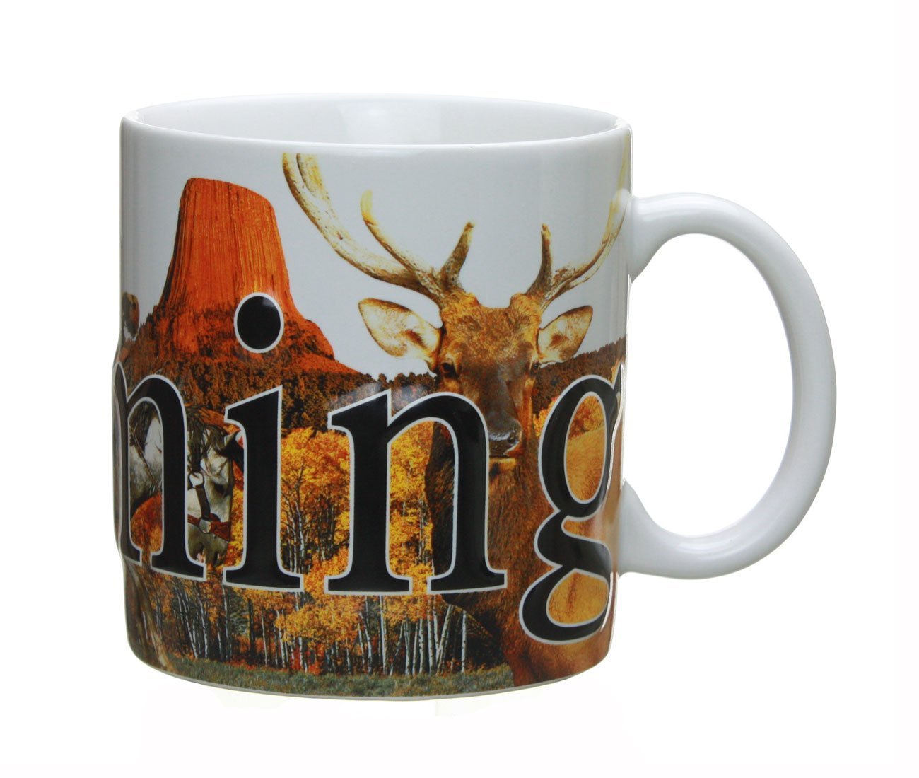 Wyoming - ONE 18 oz. Coffee Mug