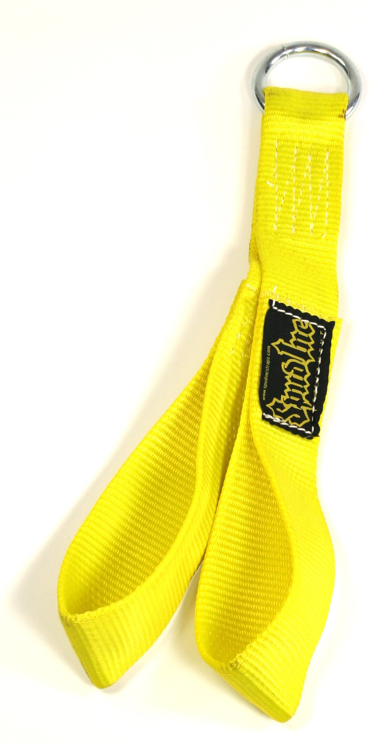 Spud 18" Triceps and Abdominal Strap for Weight Lifting Bodybuilding Strength Training (Yellow)
