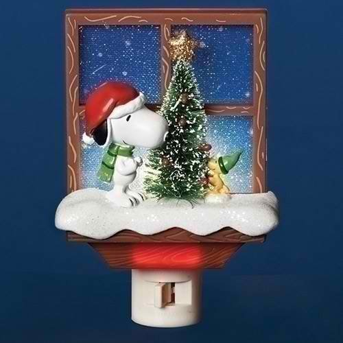 Roman 30276 Peanuts Snoopy Nightlt6, Multi-Colored, 6 X 4 Multicolor
