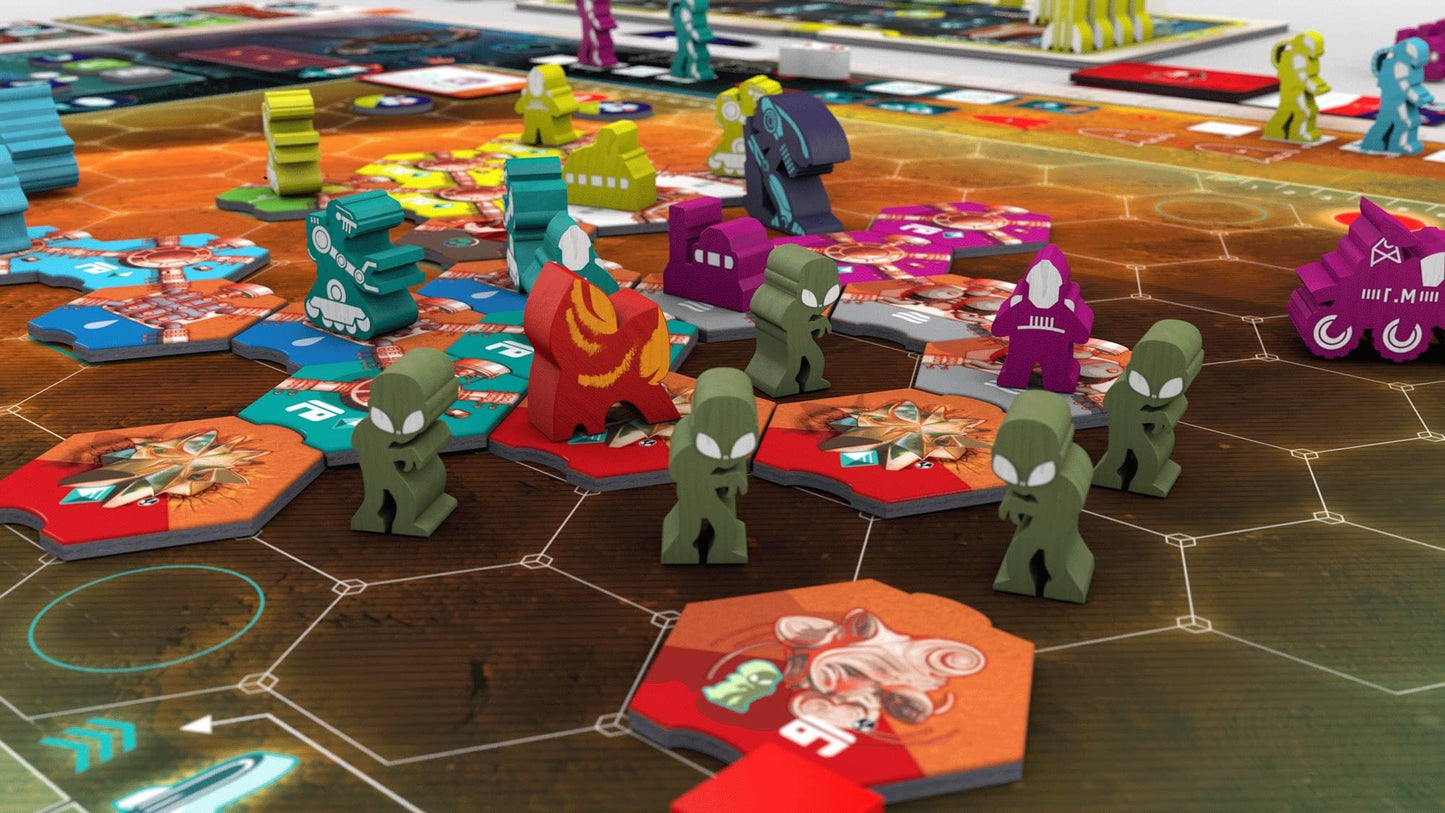 On Mars Alien Invasion Board Game Expansion