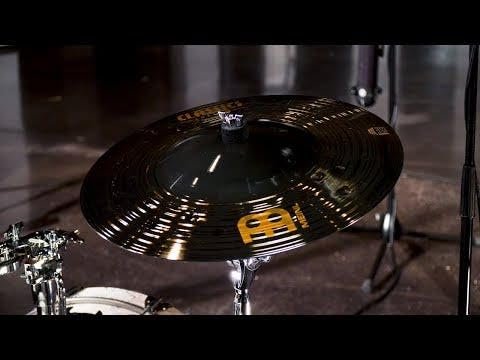 Meinl Cymbals Classics Custom Heavy Dark 18" Big Bell Ride Cymbal for Drum Set — Made in Germany — B12 Bronze, 2-Year Warranty, (CC18HBBDAR)