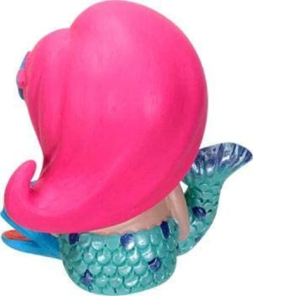 SUMMIT COLLECTION Furrybones Ariel Signature Skeleton in Mermaid Costume Beside Clam with Pearl