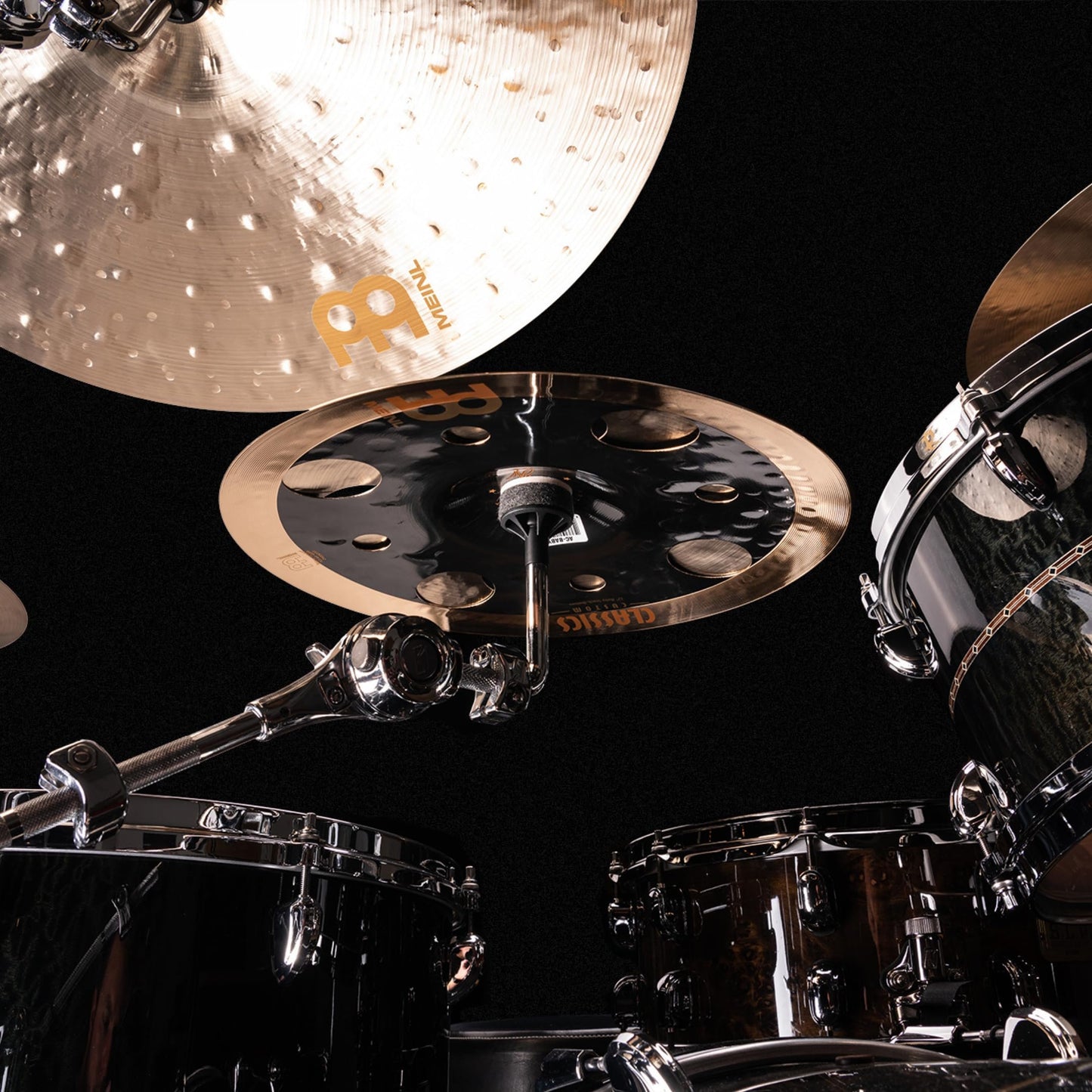 Meinl Cymbals Byzance Luke Holland 10"/12" Artist Concept Model Baby Stack Effect, 2-Year Warranty (AC