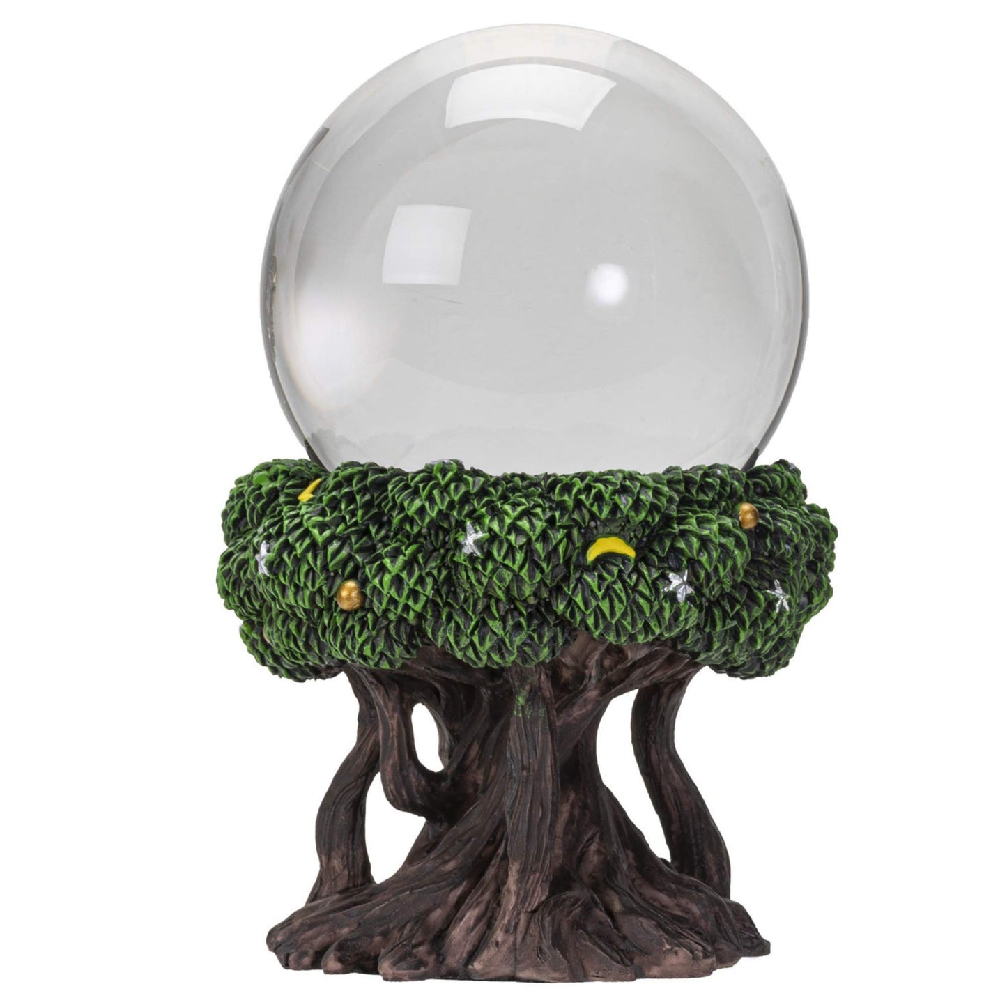 Pacific Trading Tree of Life Gazing Ball Outdoor Garden Decorations, Hand Painted Durable Mirror Globe Home Decor, 8.5 Inches