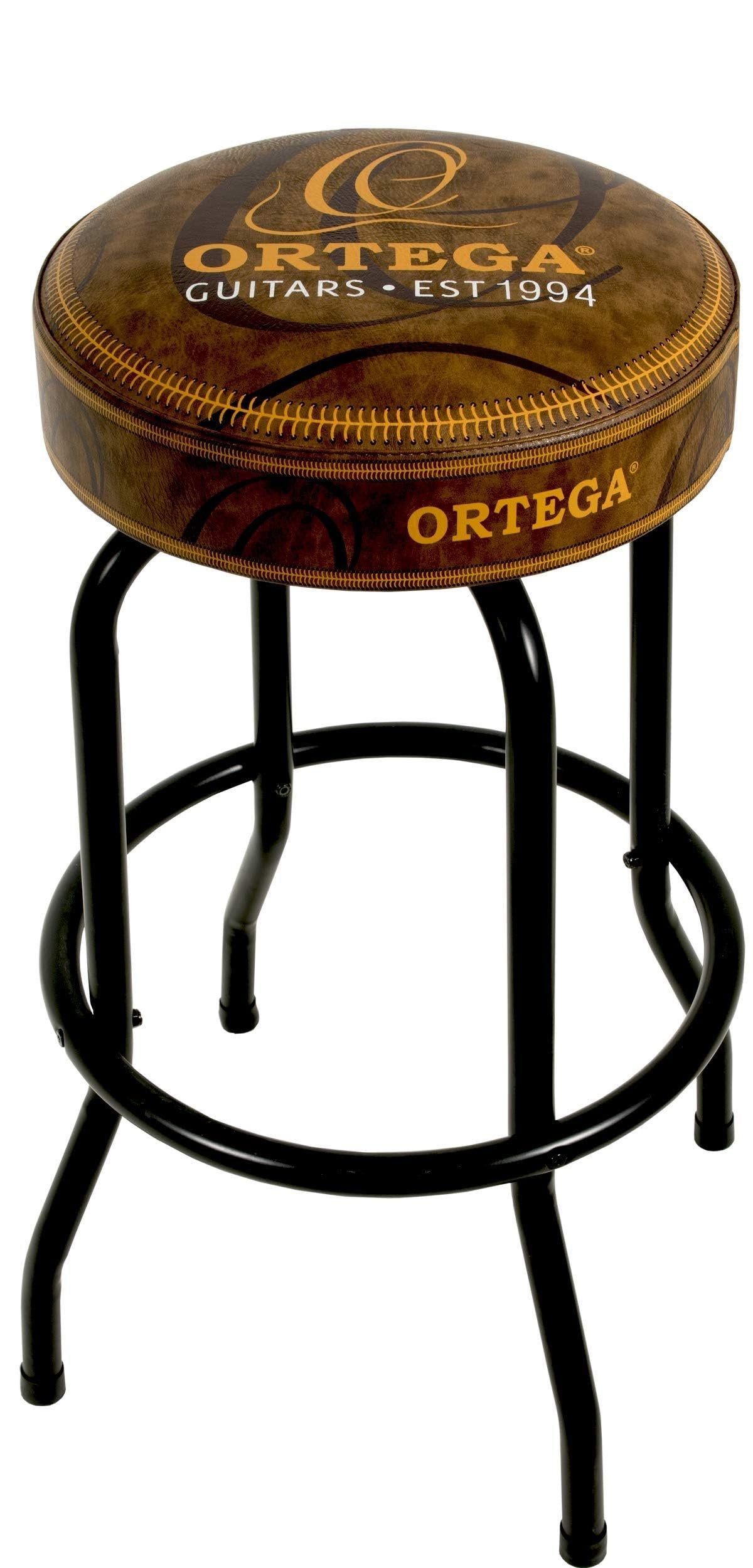 Ortega Guitars 30" Bar Stool w/Swivel Padded Seat-Steel Tube Framing with Footrest Ring (OBS30V2)