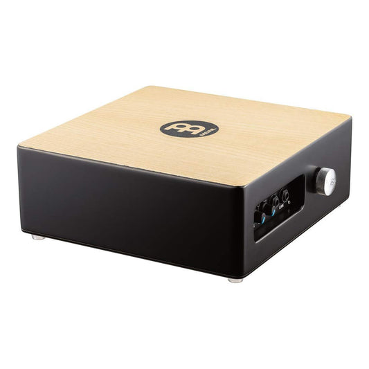 Meinl Percussion Pickup Cajon Snare with Electronics for Amp or PA System, Includes Standard Brushes — NOT Made in China — American White Ash/MDF, 2-Year Warranty (TMPPCS)