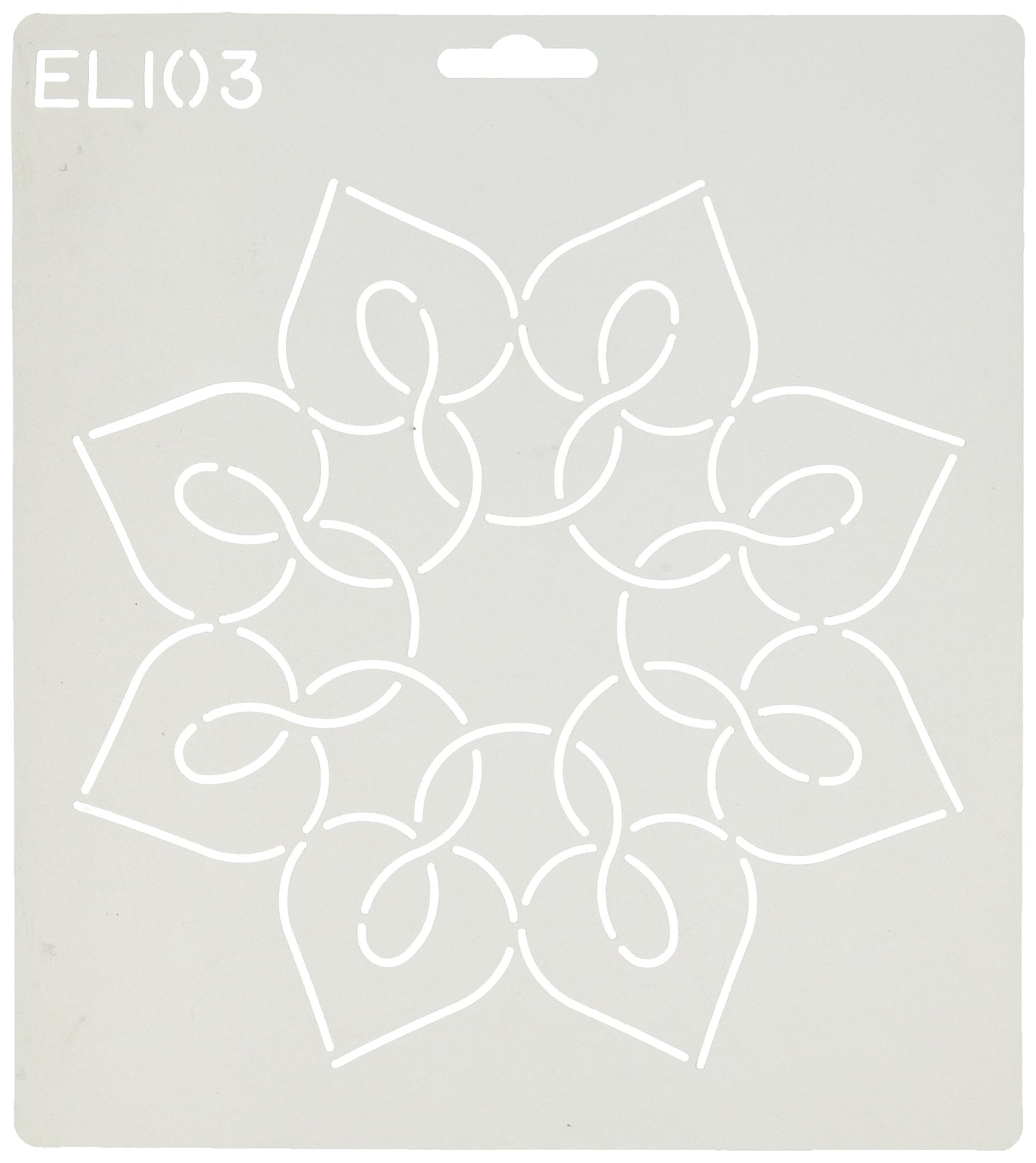 Quilt Stencil Battenberg Hearts
