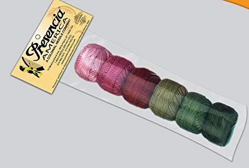 Colonial Needle Presencia Perle Cotton #3 Sampler Pack-Yuletide