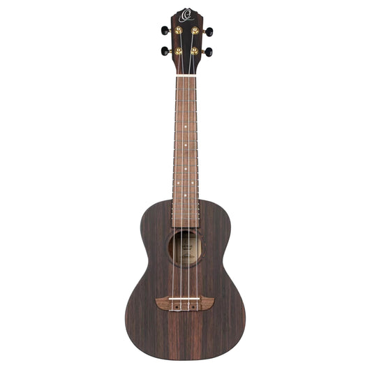 Ortega Guitars, 4-String Timber Series Left-Handed Concert Ukulele w/Bag, (RUEB-CC-L)