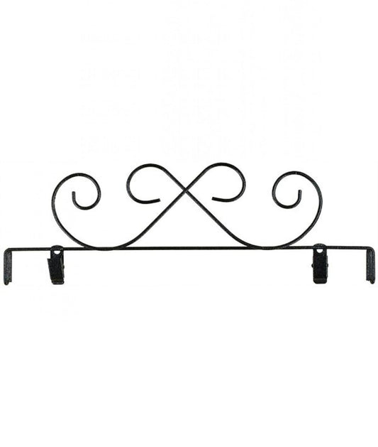 Ackfeld Manufacturing Classic Motifs 12 Inch Scroll Charcoal Rem Header with Clips