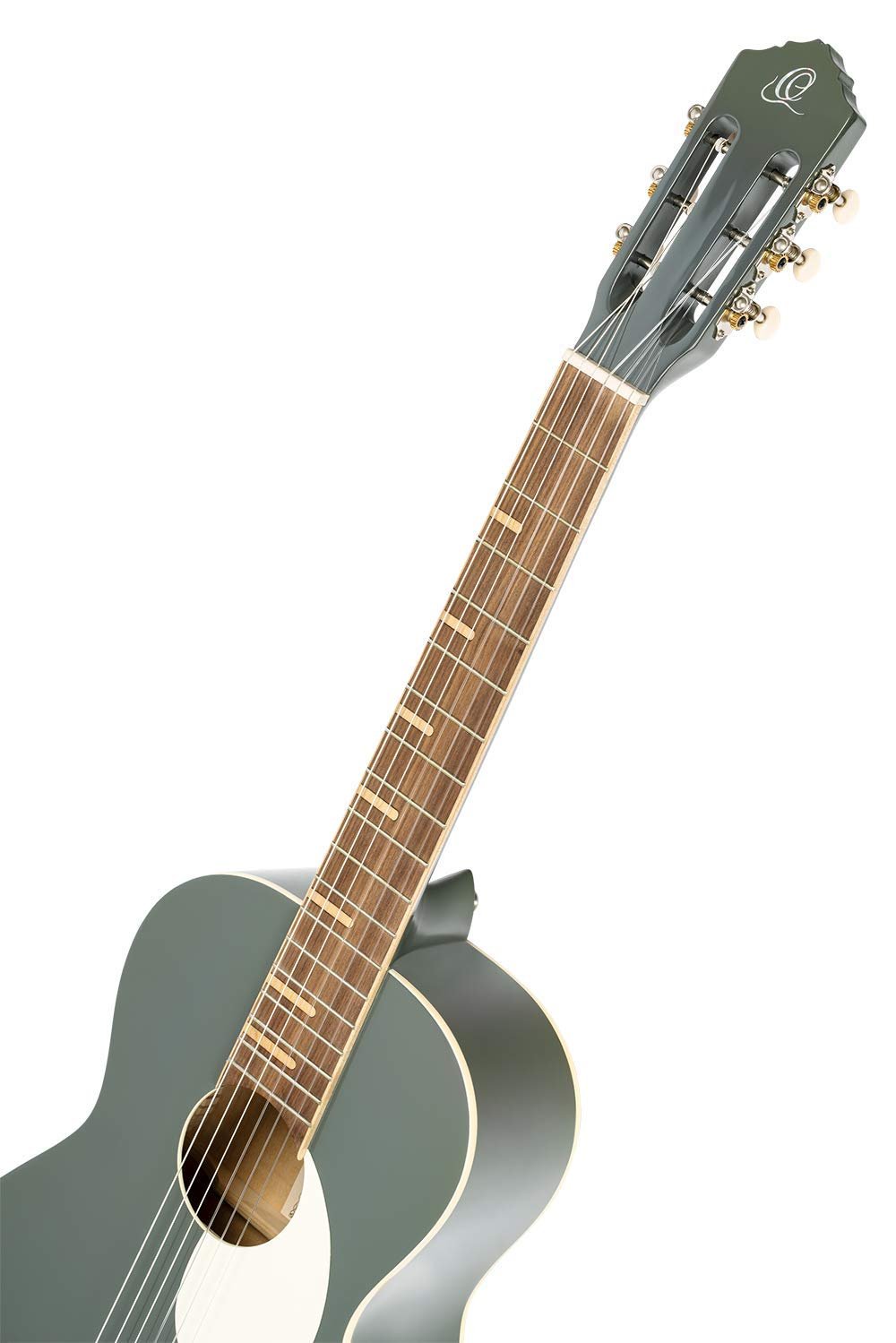 Ortega Guitars 6 Gaucho Series Nylon String Parlor Guitar w/Bag, Right, Platinum Grat (RGA-PLT)